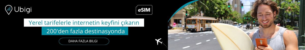Ubigi eSIM ile seyahatiniz boyunca bağlantıda kalın